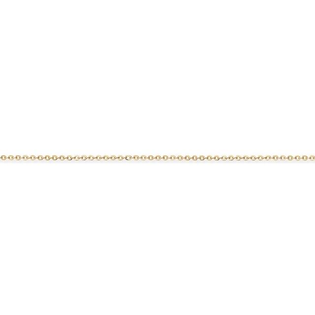 (16) Jewelco London 9ct Yellow Gold - Fine Trace Pendant Chain Necklace - 1.2mm gauge