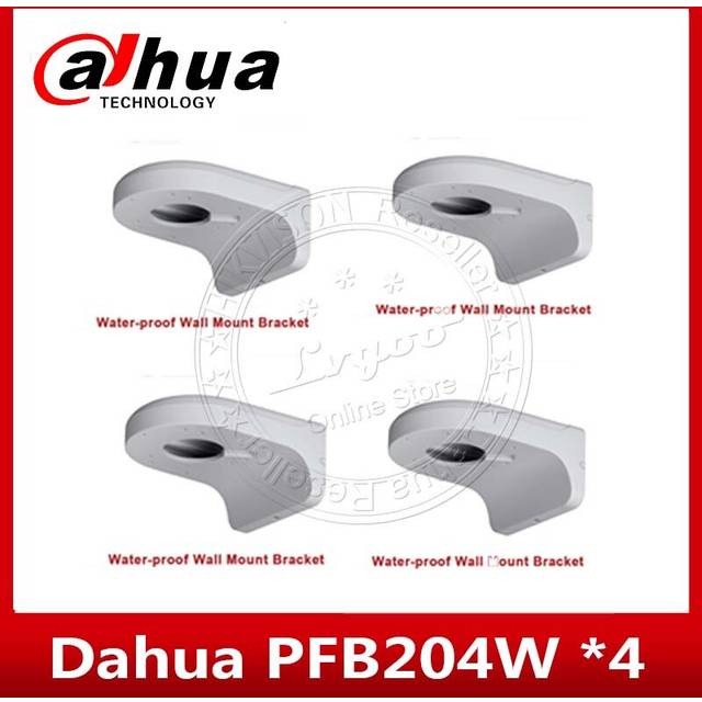 4 st / parti dahua pfb 204w vattentät väggfäste aluminium för ipc-hdw 4631c- a ipc-hdw 4831em- ase ipc-hdw 4431em- ase express