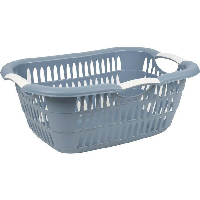 Laundry Basket - Blue (Small (22 cm  x 53 cm x 38 cm))