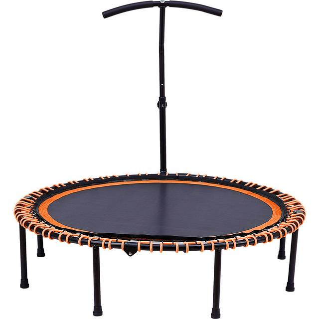 Round Backyard Trampoline - Orange (124cm H X 122cm W X 122cm D)