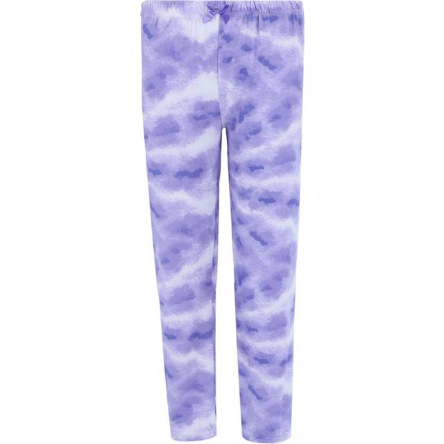 Grumpy & Gorgeous Girl's Tye Dye Pajama Lounge Pants - Purple 10/12 (10/12)