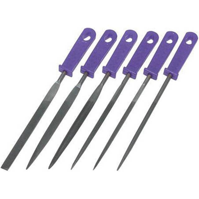6 Piece 100mm Warding File Set Incl Storage Wallet Impact Resistant