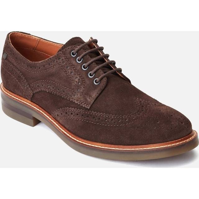 Base London Mens Hatfield Suede Brogue Shoes UK Size 8 (EU 42)