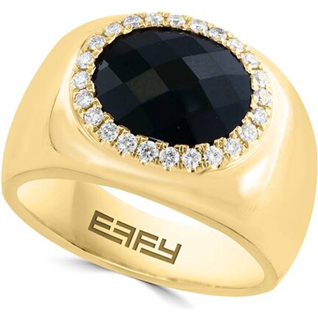 Effy Fine Jewelry 14K 3.79 Ct. Tw. Diamond & Onyx Ring