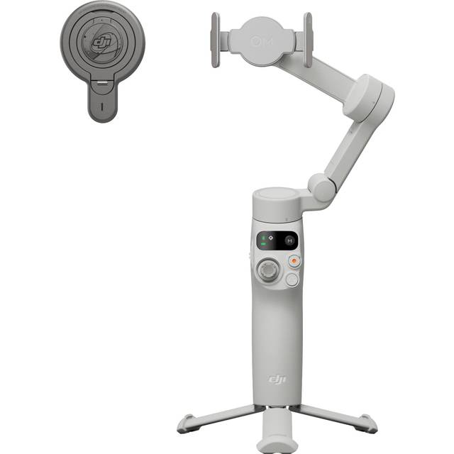 DJI Osmo Mobile 7 Smartphone Gimbal - Grey, Silver/Grey