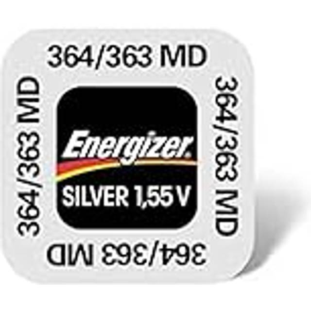 Energizer 364/363 364 SR621SW knappbatteri för klockor energibesparande pengaoxid 2,2 x 6,8 (HxØ/mm)