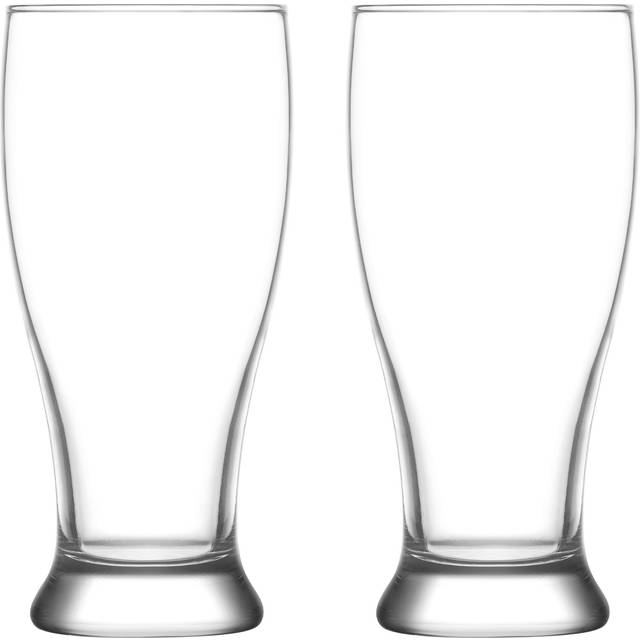 Beer Pint Glasses 565ml Tulip Pint Drink Cider Party Bar Pub Set of 2