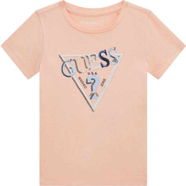 Guess Girls Pink Sequin T-Shirt - 6-7 year