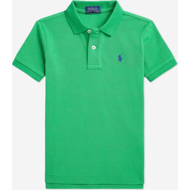 Polo Ralph Lauren Kids' Cotton Logo Short Sleeve Polo Shirt, Stem