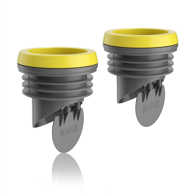2PCS Toilet Flanges Wax Rings with Prevent Backflow Valve - Thick Bowl Ring Fits 3.2-4 Inch Waste Lines
