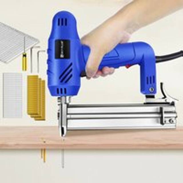 2023 NEW Electric Staple Nail Nailer Stapler Gun Heavy-Duty Woodworking Tool