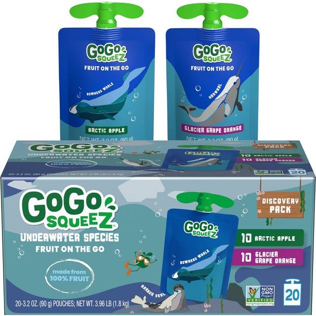 GoGo Squeez Discovery Pack 20 Pouches