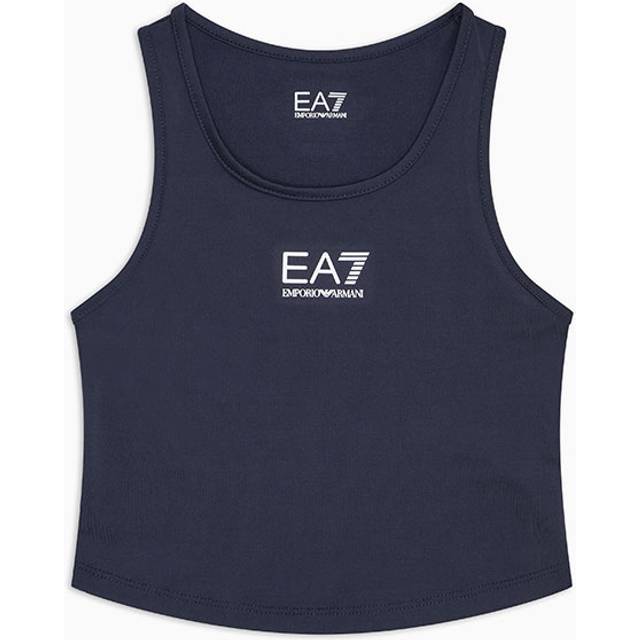 Ea7 Emporio Armani Girls Navy Blue Ventus7 Sports Top - 10 year