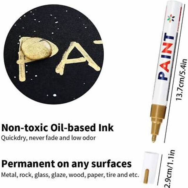 Paint marker pens waterproof permanent pen for car tyre metal ⭐buy 2 get 1 free⭐