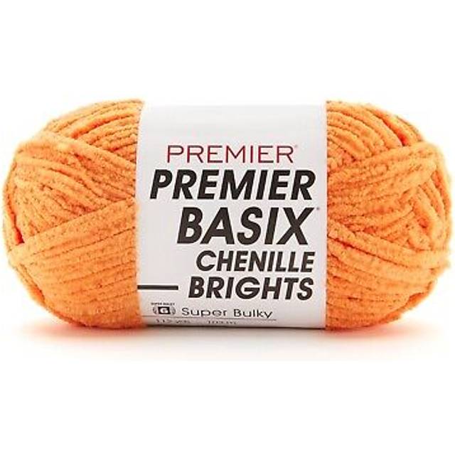 Premier Basix Chenille Brights Yarn-Tangerine 2126-21