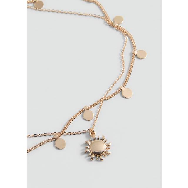 Beaded chain necklace gold - Teenage girl - One size - MANGO TEEN - Gold - U