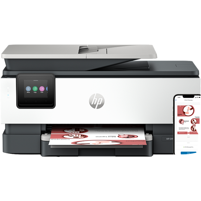 HP Officejet Pro 8124e All-in-One - Multifunktionsskrivare - färg - bläckstråle - Legal (216 x 356 mm) (original) - A4/Legal (media) - upp till 12 si