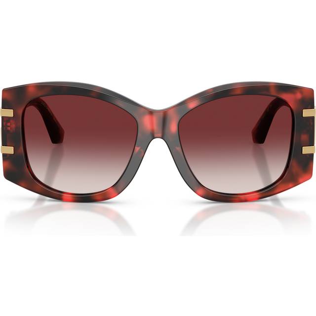 Dolce & Gabbana Woman DG4501  33588H Sunglasses Acetate Turtle Bordeaux Butterfly Normal Shaded