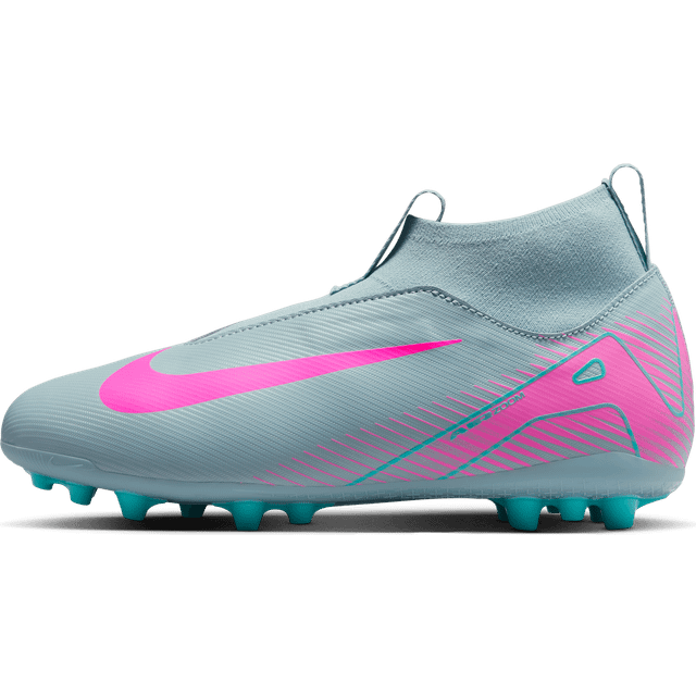 Nike Air Zoom Mercurial Superfly 10 Academy Ag Prism - Ocean Cube/pink Blast Barn - Konstgräs (Ag) - ['Blå'] (35)