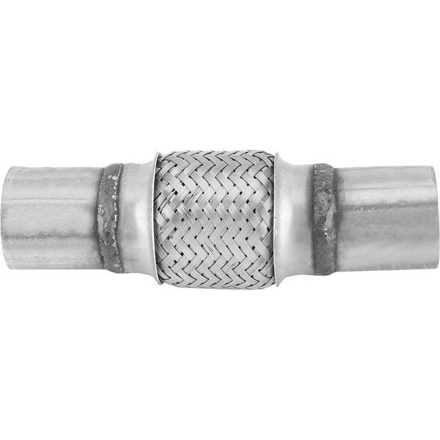 1.75x8in Exhaust Flex Pipe Stainless Steel Corrugated Flexible Joint Tube Universal Parts