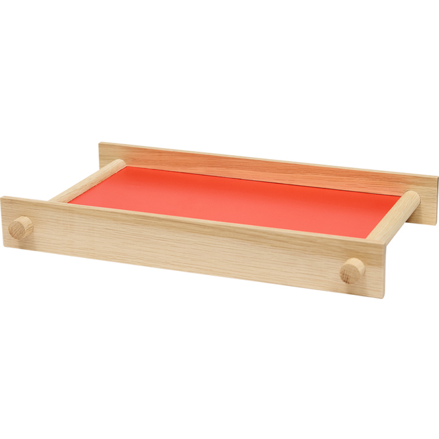 OYOY Pieni tray small 23.5x36.5 cm Cherry red