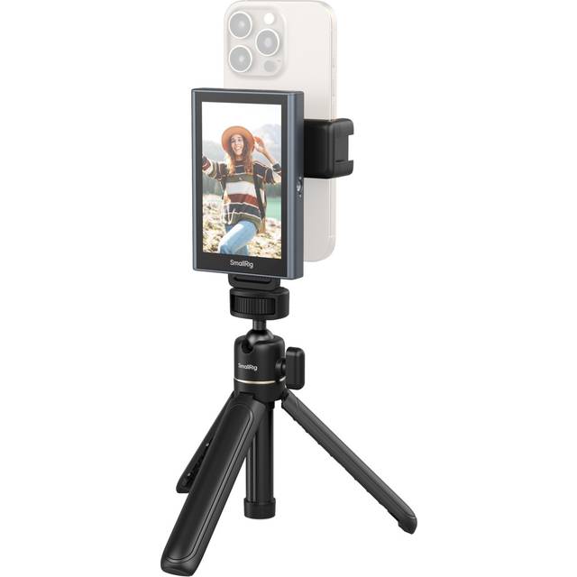 SmallRig Wireless Video Monitor for Phone Vlog Kit with Remote Control 1500mAh Battery for iPhone & Android Mobile Phone 4851