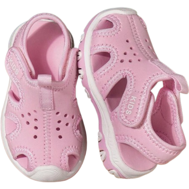 SHEIN Infant Ultra-Light Soft Sole Anti-Slip Beach Hook And Loop Sports School Sandals