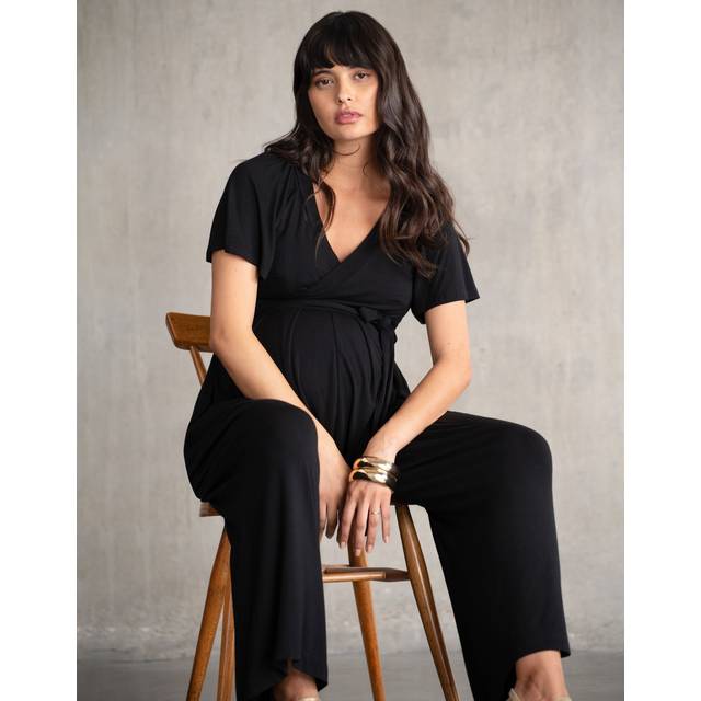 Jersey Maternity + Nursing Jumpsuit