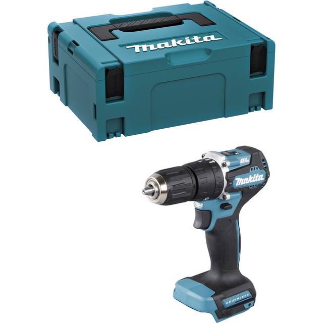 Makita DHP487Z 18V LXT Lithium Brushless Combi Hammer Drill Sub Compact + Makpac