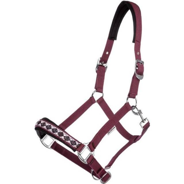 Halter for horse Kavalkade Perlon Classic - Rouge