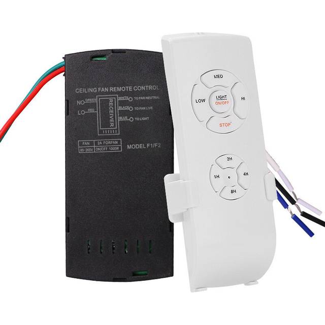Universal Ceiling Fan Remote Control 110V/220V Wireless Distribution Kit for Home/Office/Hotel/Lub