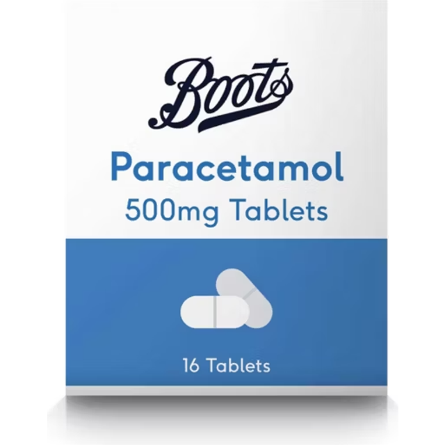 Boots Paracetamol 500mg Tablets 16 Tablets
