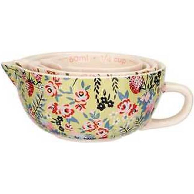 Cath Kidston Painted Table Ceramic Measuring Cups &Ndash; Set Of 4 - One Colour