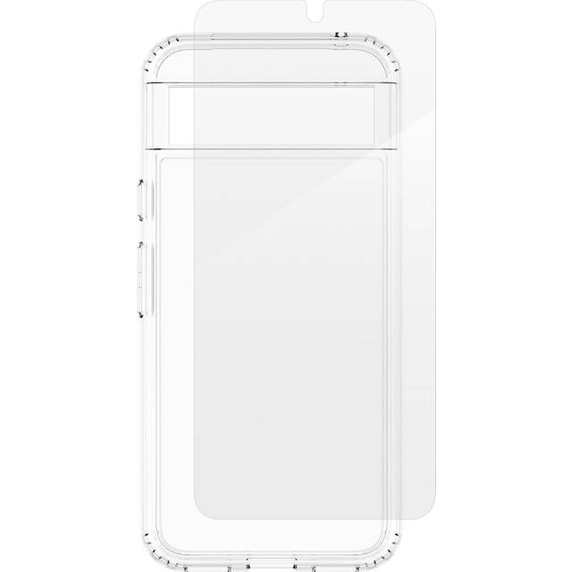 iFrogz Defence - Baksidesskydd för mobiltelefon - klar - med skärmskyddare - för Google Pixel 8a