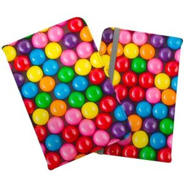 Brightly Colored Gum Balls Passport Cover - Pink