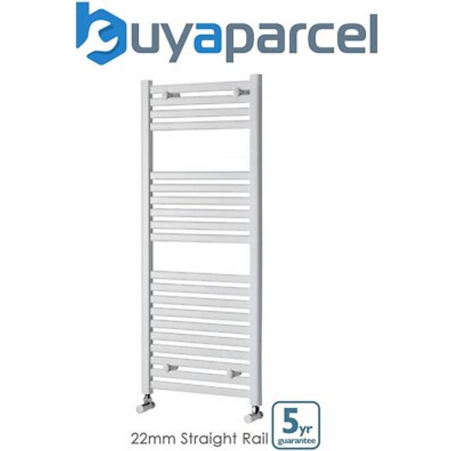 Kartell Straight 22mm Towel Rail | White | Metal | 1200mm x 300mm