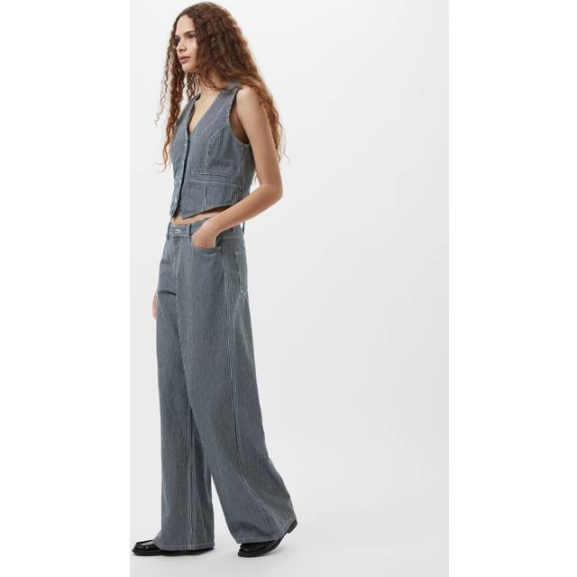 French Connection Everett Stripe Jeans, Blue/Multi