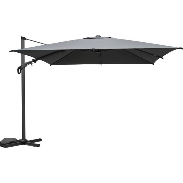 Offset Parasol ETRETAT square 3x3m gray