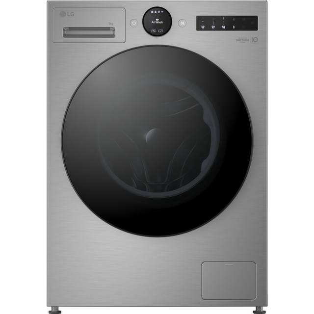 LG F4X7009TSB 9kg 1400 Spin Washing Machine in Essence Silver A Rated