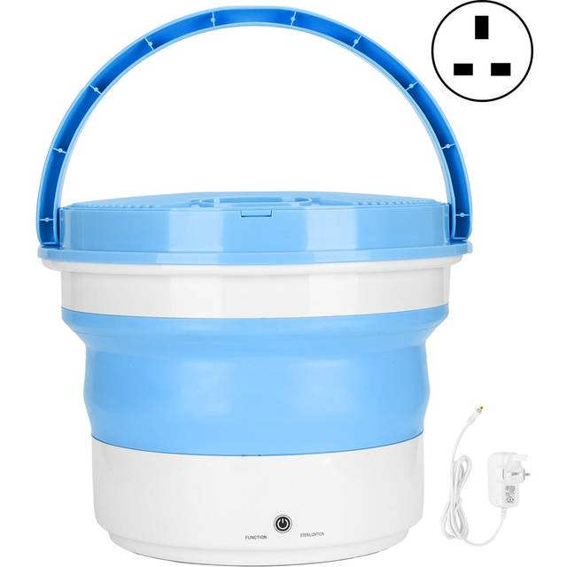 7L Portable Washing Machine Mini Foldable Washing Machine Portable Laundry Washer BlueUK Plug