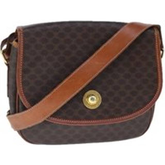 Womens Preloved Mini Saddle Bag Vintage Style Wo - Brown Shoulder Bags - One Size