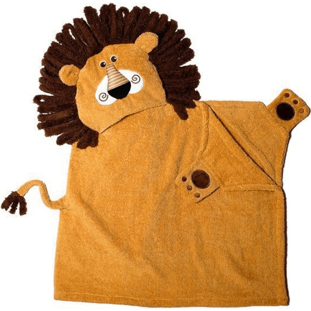 Zoocchini Kids Hooded Towel - Leo the Lion