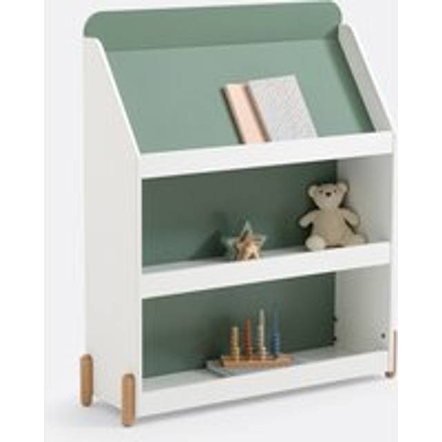 Simoni Child's Bookcase - White/Light Grey Green - ONE SIZE