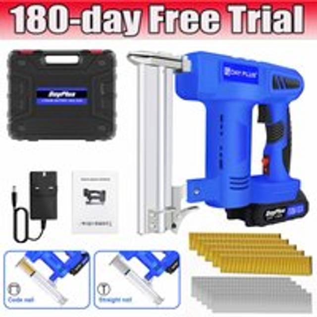 Dayplus - 2 in 1 function both brad Nailer and narrow crown stapler Nail & Staple Guns