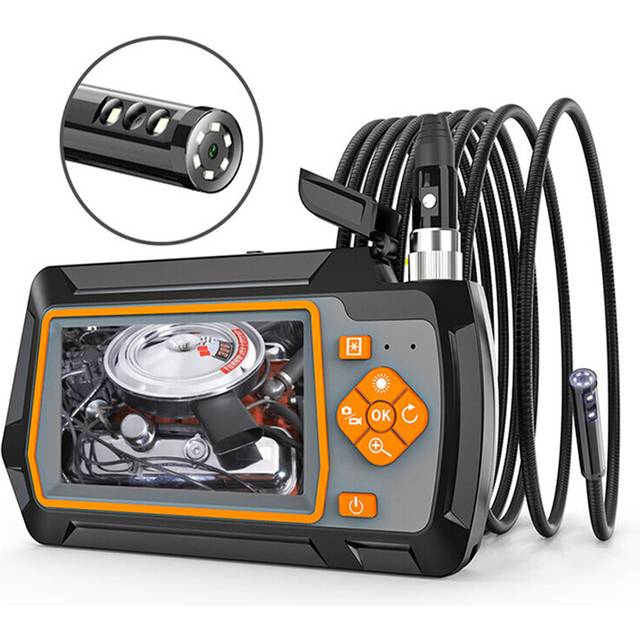 Bakeey AGC 430 Borescope Camera 5.5MM 1080P HD Dual Lens Inspection Camera 6LED IP67 Industrial Borescope 1 5M Flexible Snake Line with 4.3 Inches LC