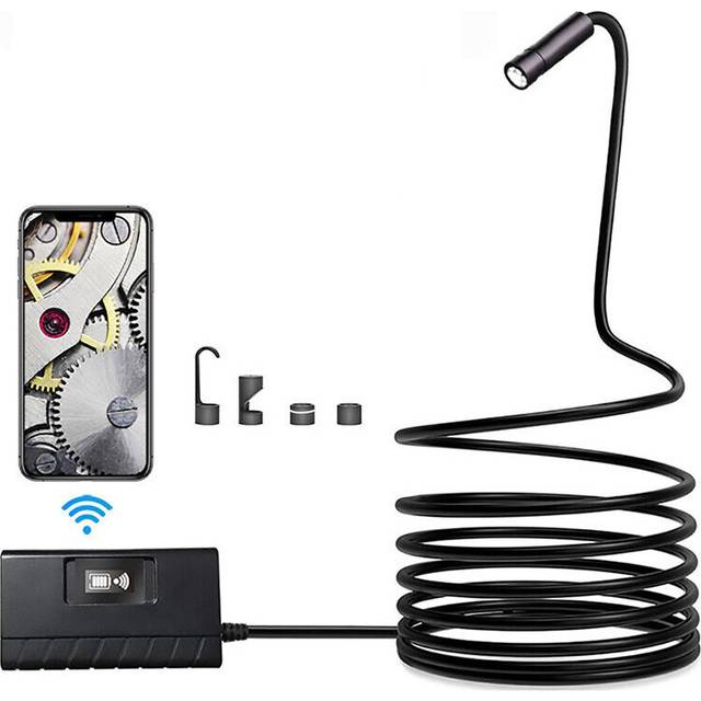 Bakeey 109 5 WIFI Borescope 11.5MM 1944P HD Auto Focus Inspection Camera 6LED Adjustable IP68 2600mAh Lens Camera Flexible Hard Line 1 5 10M