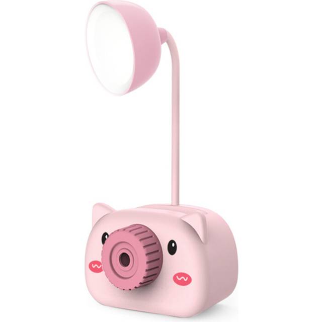 (StyleA) Childrens Holiday Gift With Pencil Sharpener Usb Rechargeable Small Desk Lamp