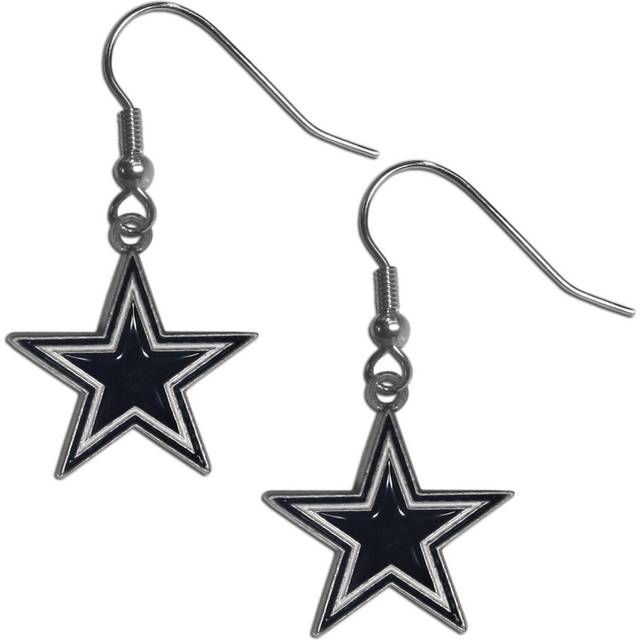 NFL Siskiyou Sports Womens Dallas Cowboys Dangle Earrings One Size Team Color