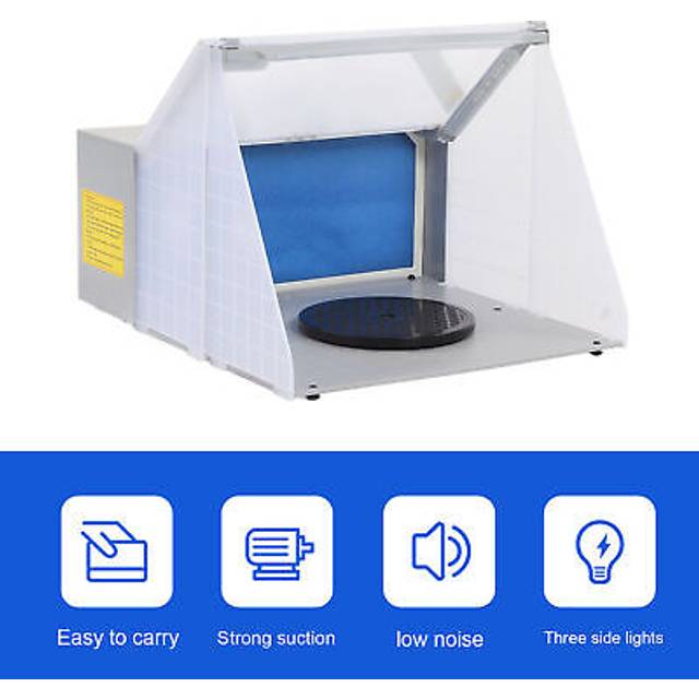 Airbrush Spray Booth Filter 3Pcs Airbrush Spray Booth Filter Paint Booth Filter Pad Spray Booth Exhaust Filter Fiberglass Booth Replace Filter