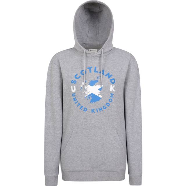 Mountain Warehouse Womens Scottish Flag Overhead Hoodie - Light Grey